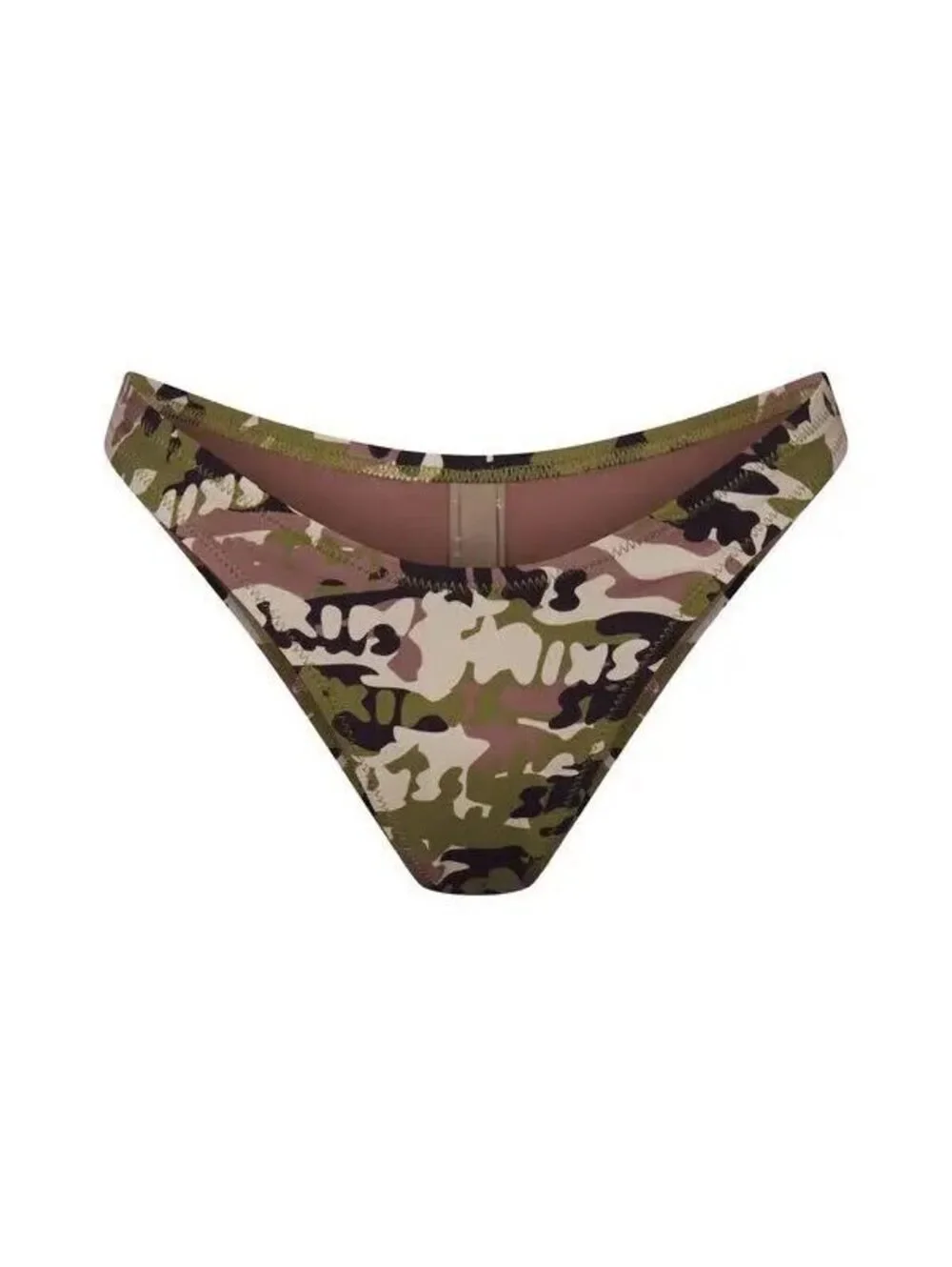 Skims Swim Bandeau Stretch Recycled-Nylon Bikini Top & Swim Cheeky Tanga -SET